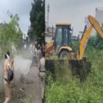 अपराधियों पर धामी सरकार का बड़ा एक्शन! खुशहालपुर में कई मकानों पर चला बुलडोजर