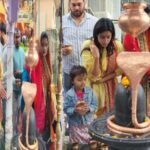 शूटिंग के बीच मंदिर पहुंचीं जाह्नवी कपूर, नैनीताल की झील और मौसम की तारीफ की